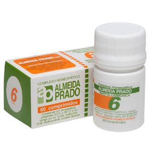 Complexo 6 Homeopático Almeida Prado 60 comprimidos
