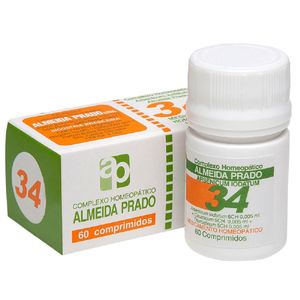 Complexo 34 Homeopático Almeida Prado 60 Comprimidos