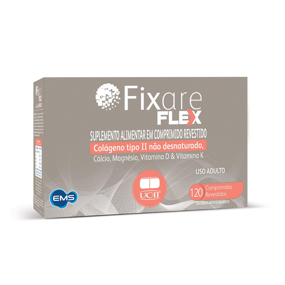 Suplemento Alimentar Ems Fixare Flex 120 Comprimidos Revestidos