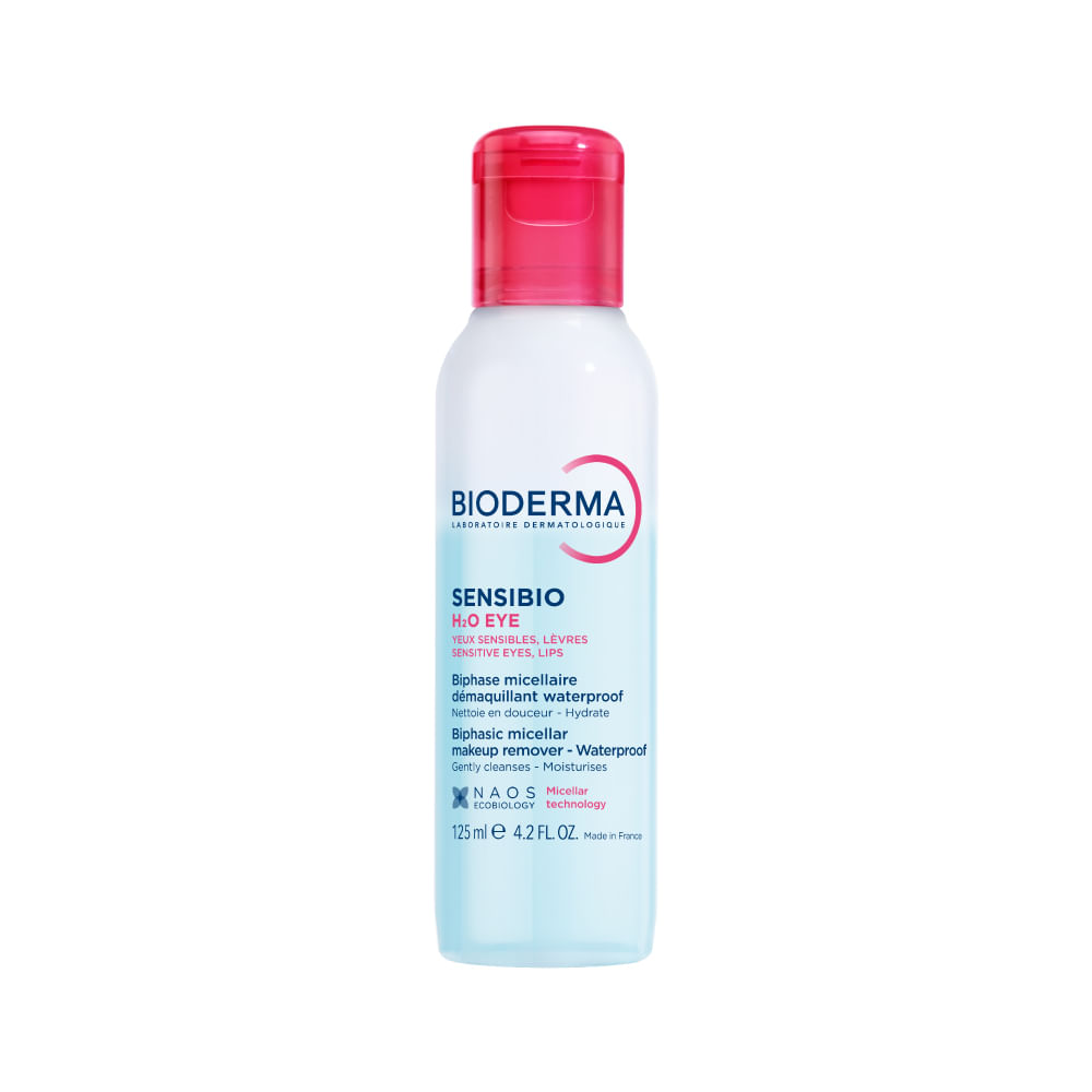 Demaquilante Bifásico Bioderma Sensibio H2O Eye 125ml