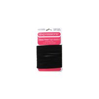 Elástico para Cabelo Expressions Preto fino com 24 unidades - EX841/24K