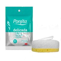 Esponja de Banho Ponjita Revitalizante Delicada 1 Unidade