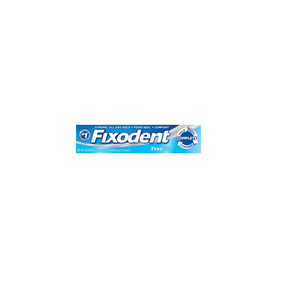 3X Fixodent Dental Adhesive Cream 40g -New