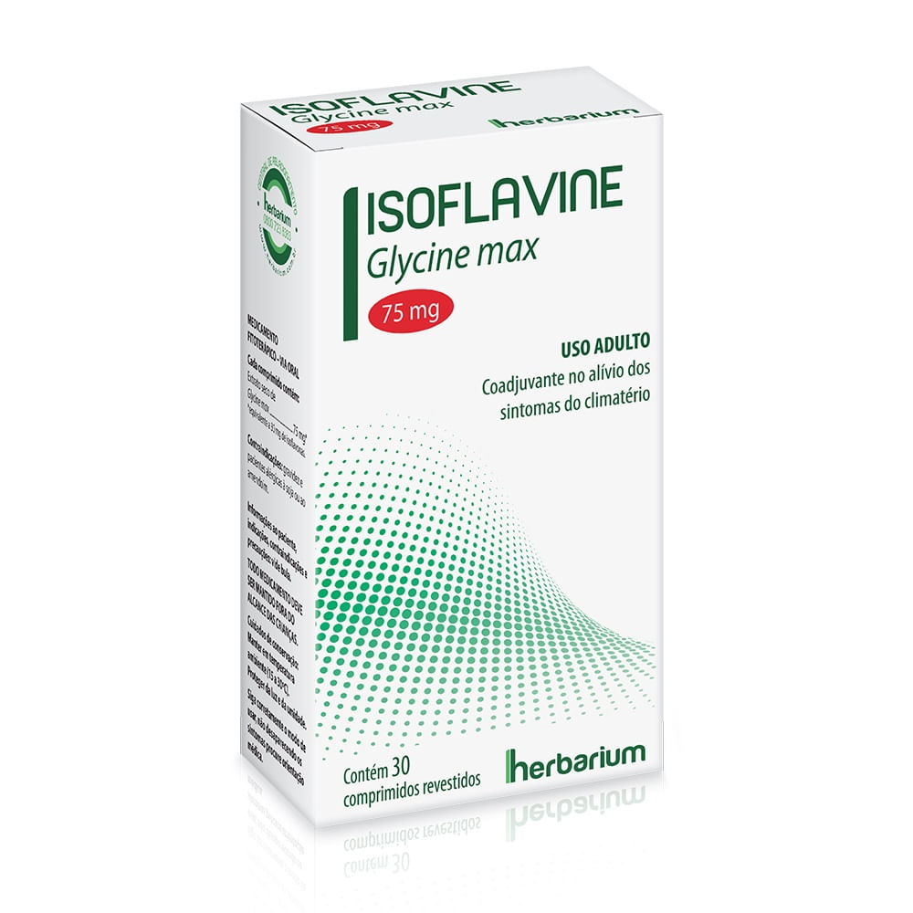 Isoflavine 75mg Herbarium 30 Comprimidos