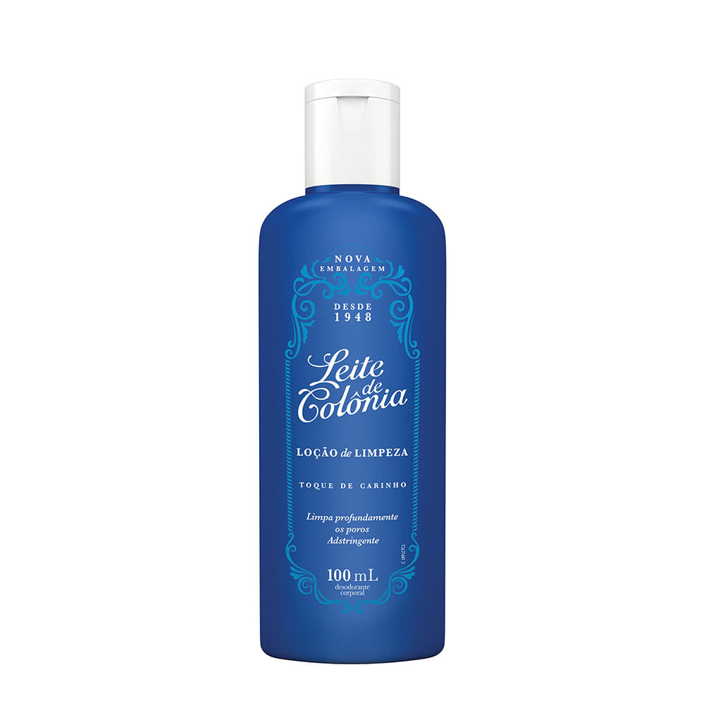 Loção De Limpeza Leite De Colônia Toque De Carinho 100ml
