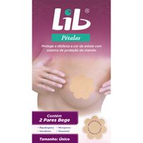 Modelador De Seios Lib Pétalas Com Hidratante Com 2 Pares Tamanho único
