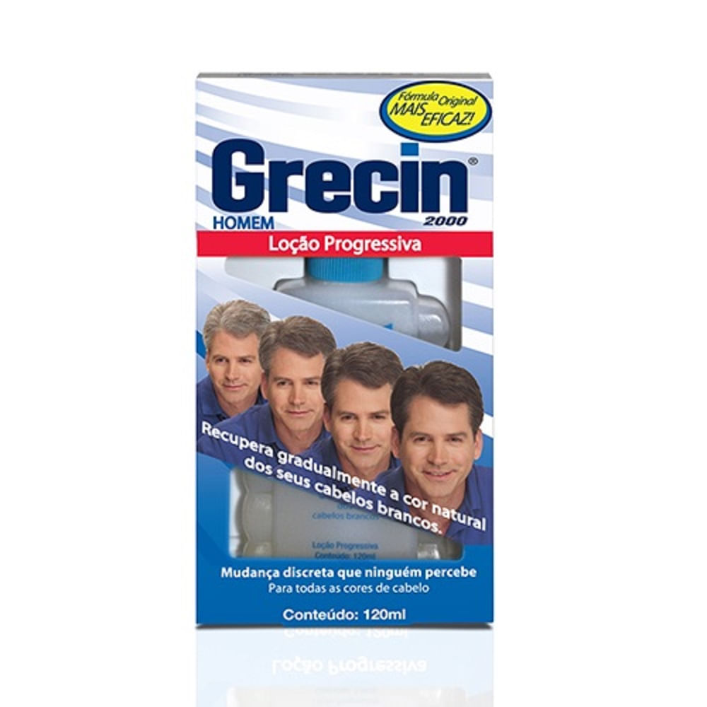 Loção Progressiva Homem Grecin 2000 120ml