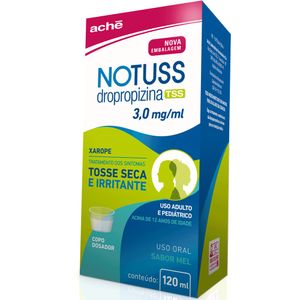 Notuss 3mg/ml Sabor Mel Aché 120ml
