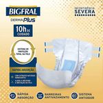 Fralda Adulto Bigfral Derma Plus Tam XG 07 Unidades