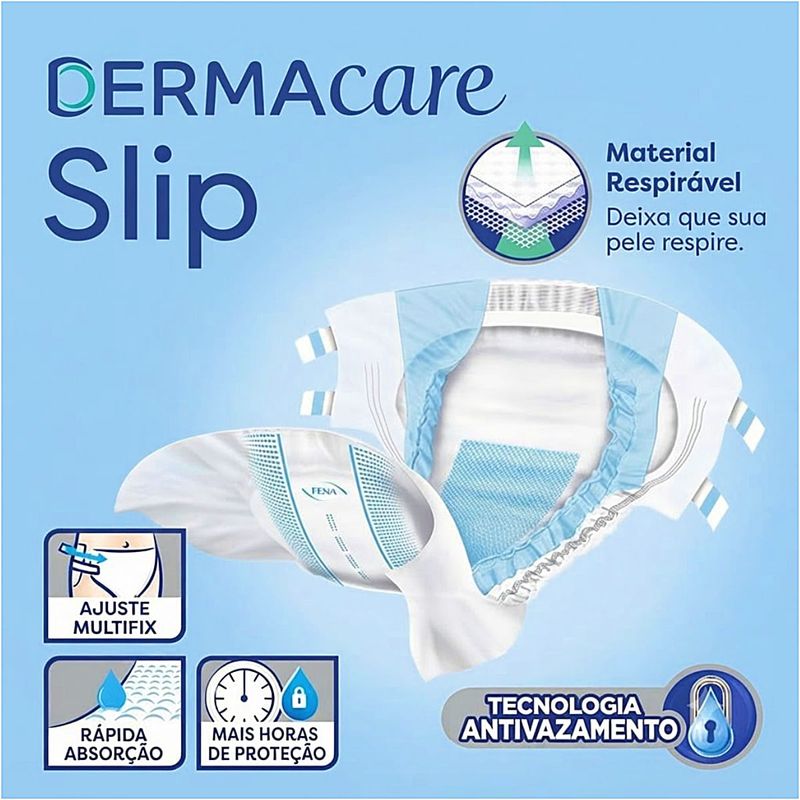 Fralda Geriátrica Tena Dermacare Slip Tam EG 24 unidades