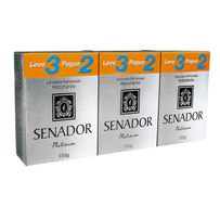 Sabonete Senador Platinum 130g leve 3 pague 2