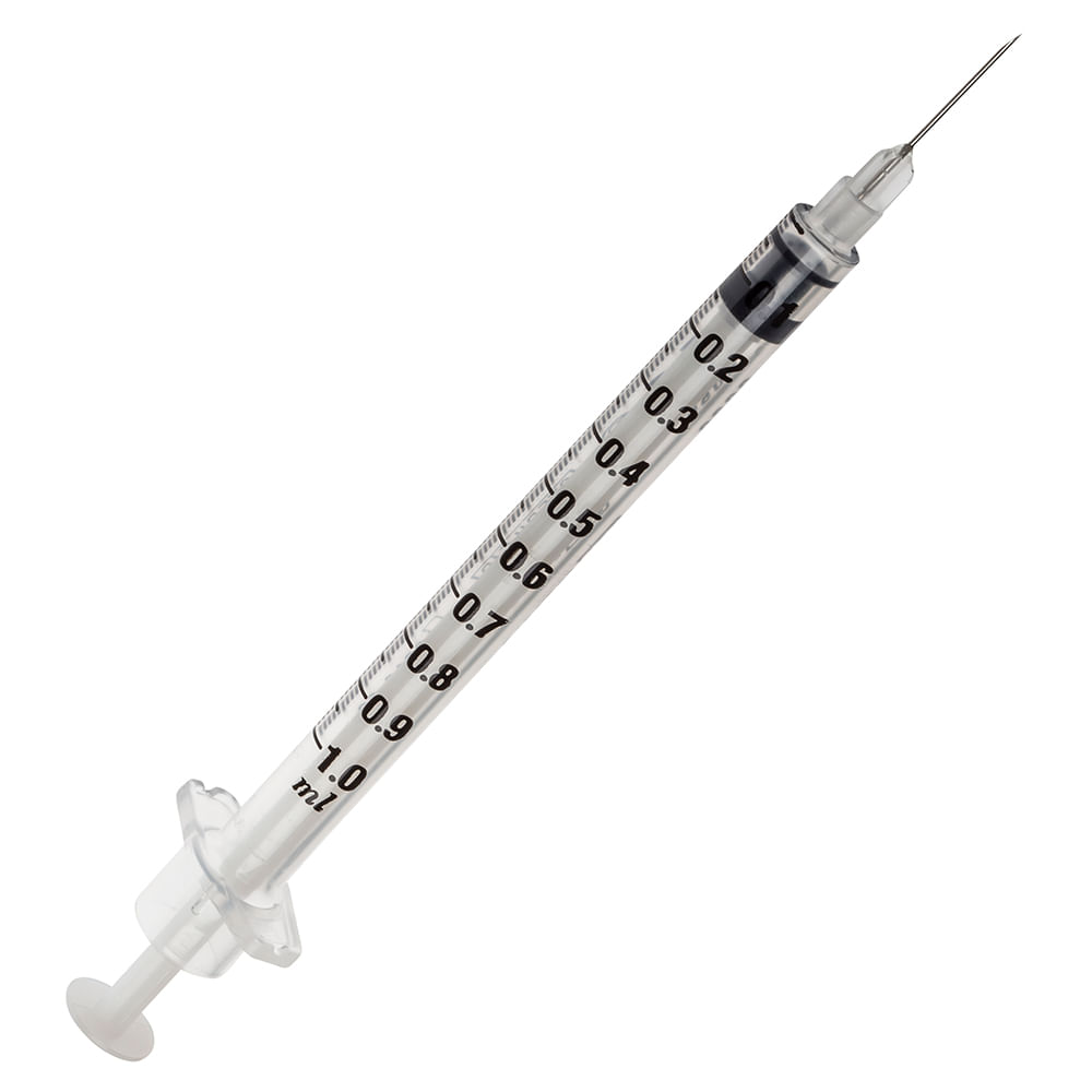 Seringa Bd Solomed 1ml Com Agulha Para Alergia 13mm X 38mm