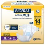 Fralda Adulto Bigfral Derma Plus Tam XG 14 Unidades