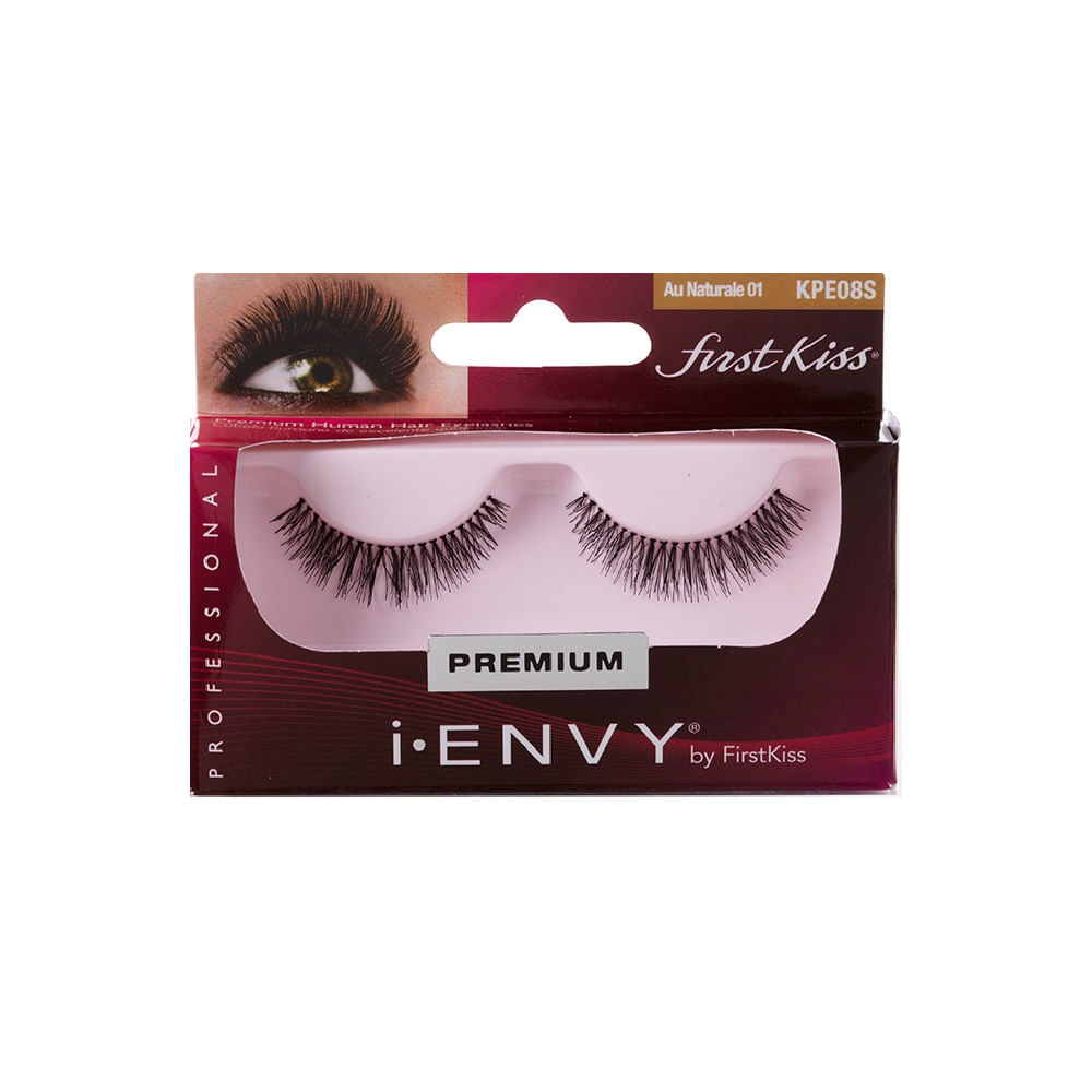 Cílios Postiços I-Envy First Kiss Au-Naturale 01 KPE08S 1 Par