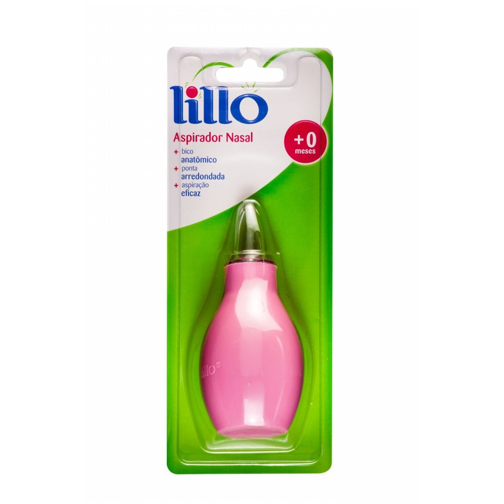 Aspirador Nasal Cor Rosa Lillo 1 Unidade