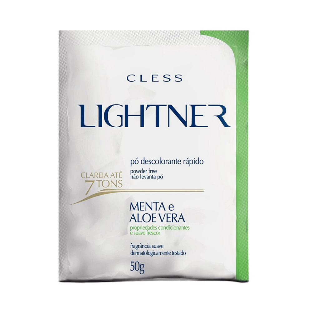 Pó Descolorante Menta E Aloe Vera Lightner 50g