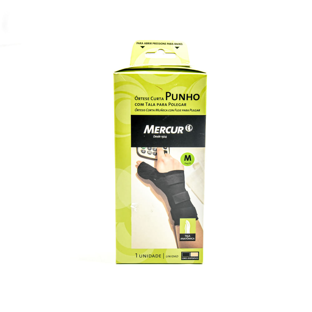 órtose Curta Punho Mercur Mão Direita Tamanho Gg Ref-bc0655-db