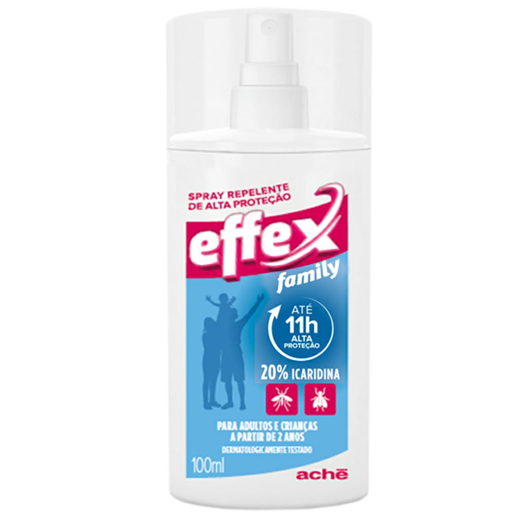 Repelente Spray De Alta Proteção Effex Family 100ml