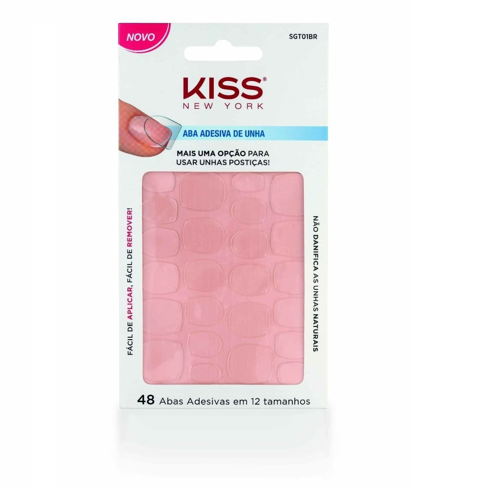 Aba adesiva Kiss NY 48 unidades
