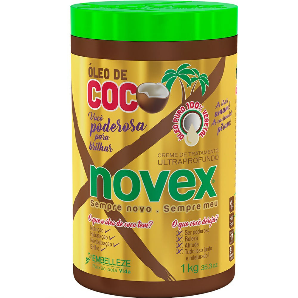 Creme De Tratamento Novex Óleo De Coco 1kg