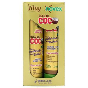 Kit Novex Óleo De Coco Shampoo + Tratamento Condicionante 1 Unidade