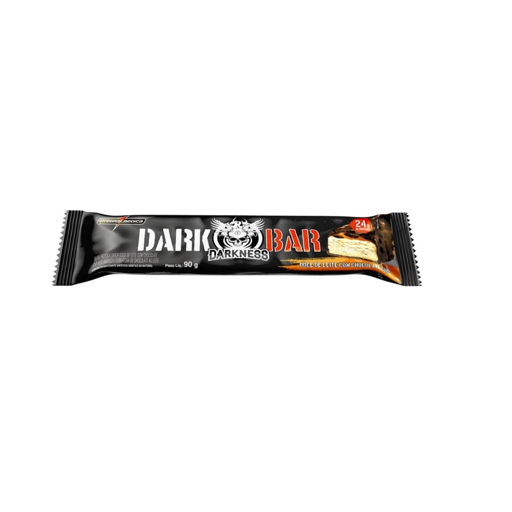 Barra de proteína Integralmedica Crisp 90g Doce de leite choco chip