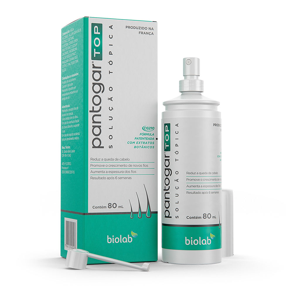 Pantogar Top Biolab Solução Tópica 80ml