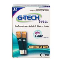 Tiras Reagentes G-tech Free 1 25 Unidades
