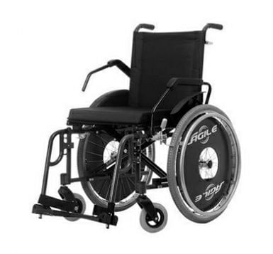 Cadeira de rodas Baxmann Agile 40 Preto