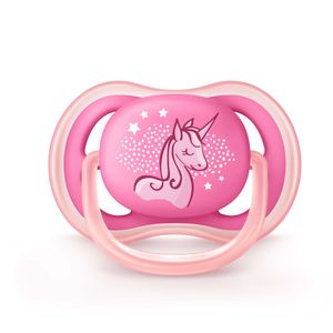 Chupeta Avent Ultra Air Unitária Unicórnio Rosa 6-18m