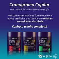 Máscara Cronograma Capilar Yenzah 3 em 1 Cachos 480g