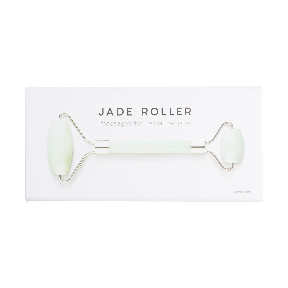 Massageador facial Océane Jade Roller Verde