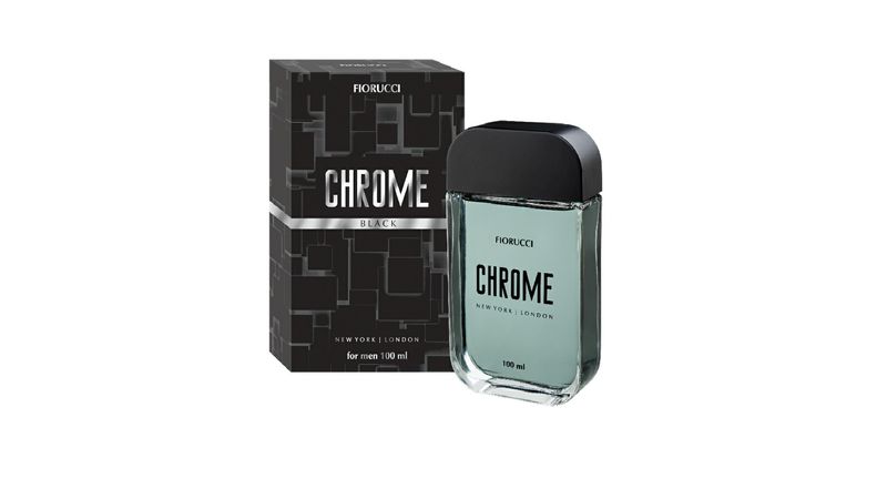 Deo Colônia Fiorucci Chrome Black 100ML