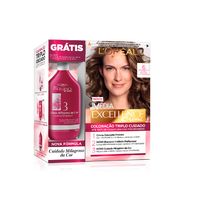 Kit Tintura L'Oréal Paris Imédia Excellence Creme Louro Escuro 6 + Grátis Tratamento Cuidado Milagroso Da Cor