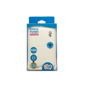 Bateria Portátil Power Bank I2GO 4000mAh 1 Unidade