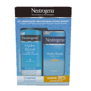 Kit Neutrogena Hidratante Corporal Hydro Boost Water Gel 400ml + Hidratante Facial Hydro Boost Water Gel FPS-25 55g