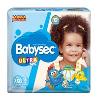 Fralda BabySec Galinha Pintadinha Ultra Sec Jumbo XXG 16 unidades