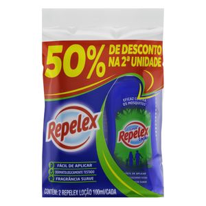Loção Repelente Repelex Fragrância Suave 2 Unidades de 100ml Cada
