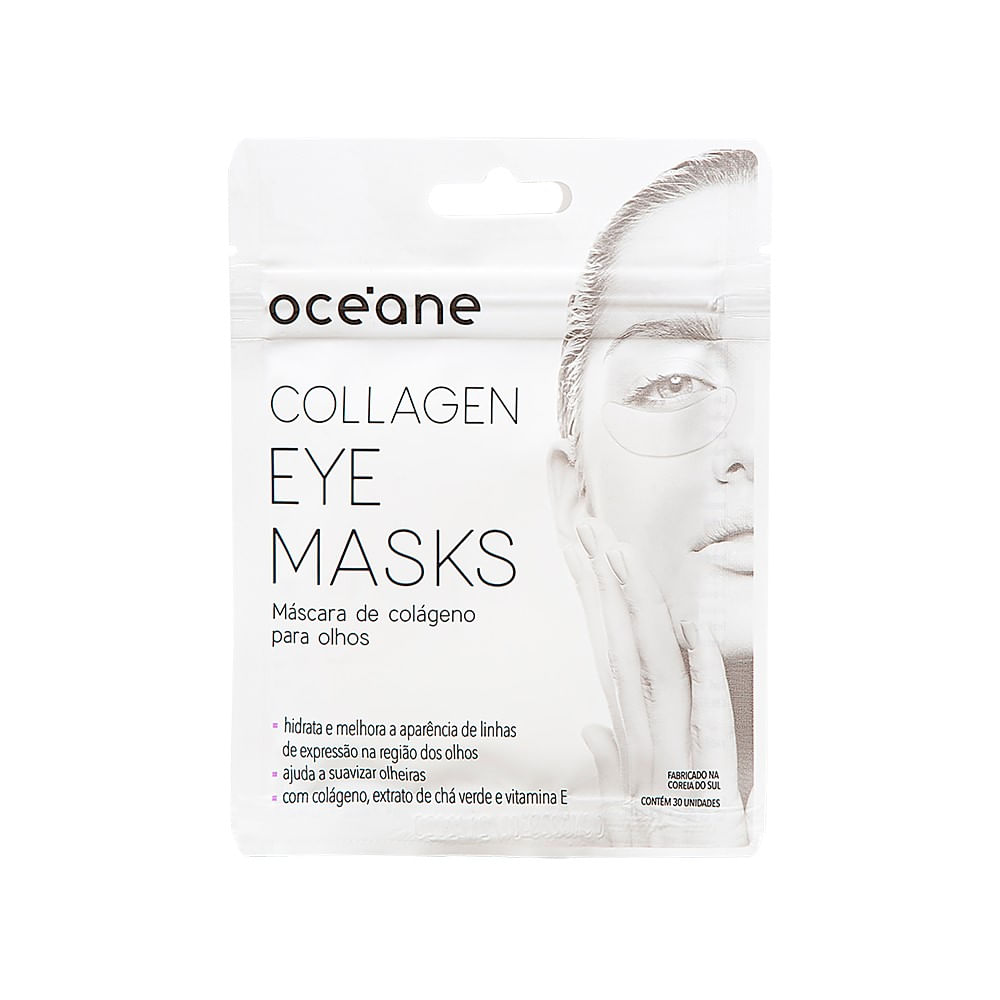 Mascára De Colageno Para olhos Oceane Collagen Eye Masks 30 unidades