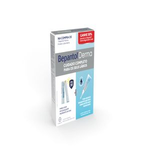 Protetor Labial Bepantol Derma Diário FPS 30 4,5ml + Protetor Labial Bepantol Derma Regenerador 7,5ml