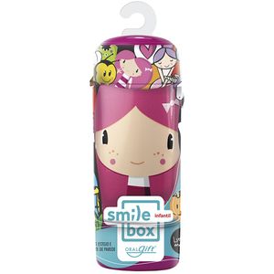 kit Escova de Dente Oralgift infantil Luciano Martins Linha Petite Bailerine + Suporte Parede