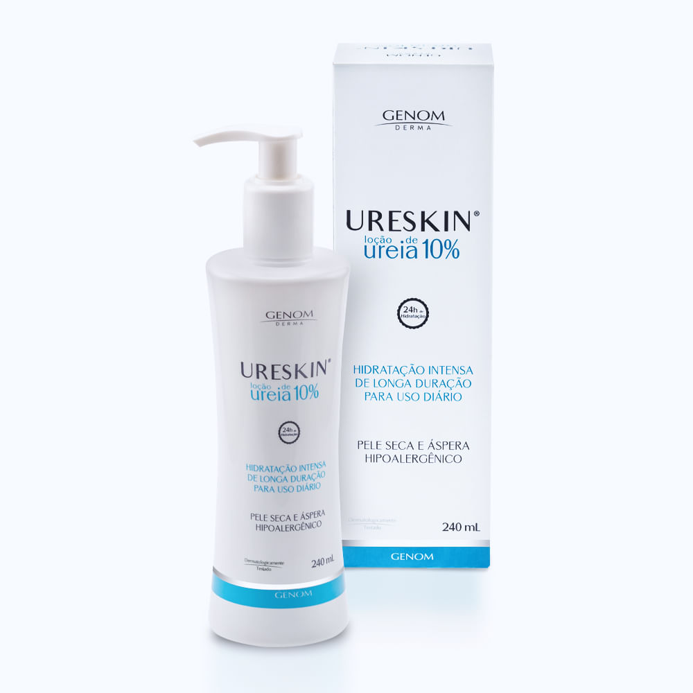 Ureskin Uréia 10% Loção Hidratante Pele Seca e Áspera 240ml