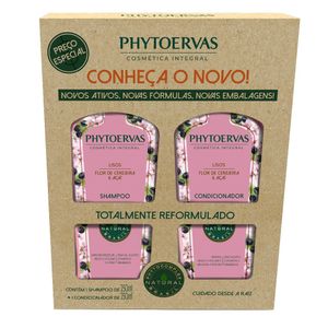 Shampoo Phytoervas Lisos 250ml + Condicionador Phytoervas Lisos 250ml