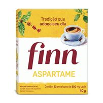 Adoçante Finn Aspartame 50 Envelopes 40g