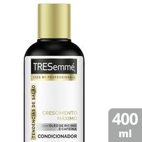 Condicionador Tresemmé Crescimento Máximo Com Cafeína E Óleo De Rícino 400ml