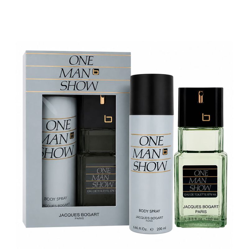 Kit Jacques Bogart One Man Show Masculino - Eau de Toilette 100ml + Body Spray 200ml