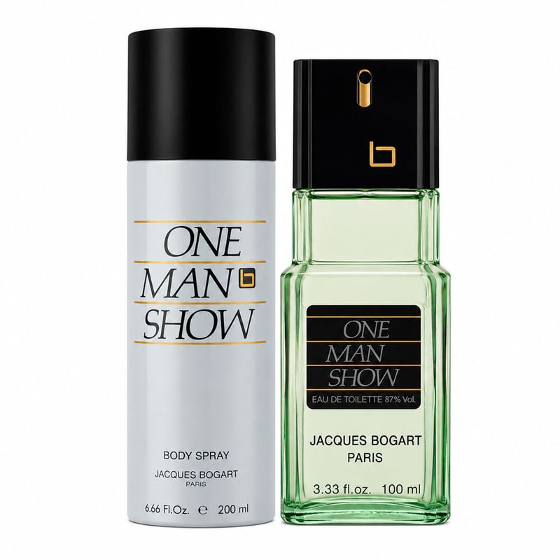 Kit Jacques Bogart One Man Show Masculino - Eau de Toilette 100ml + Body Spray 200ml