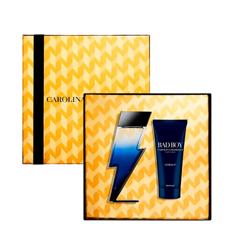 Carolina Herrera Kit Bad Boy Cobalt Eau de Parfum - Perfume Masculino 100ml + Shower Gel 100ml