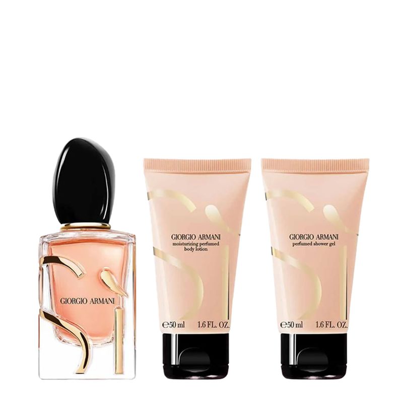 Kit Giorgio Armani Sí Feminino - Eau de Parfum Intense 50ml + Body Lotion 50ml + Shower Gel 50ml