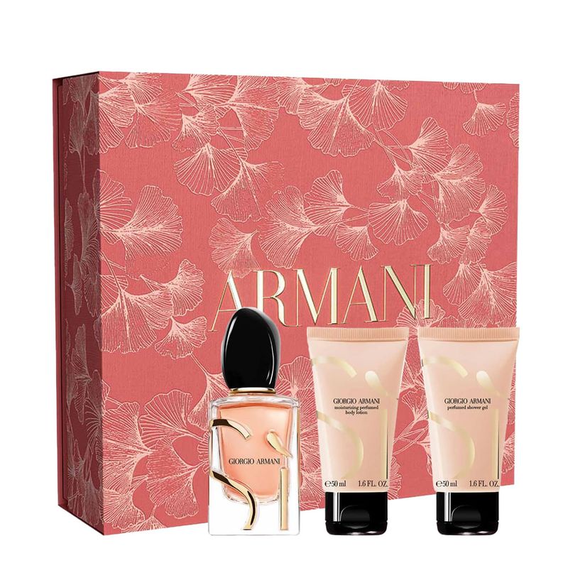 Kit Giorgio Armani Sí Feminino - Eau de Parfum Intense 50ml + Body Lotion 50ml + Shower Gel 50ml